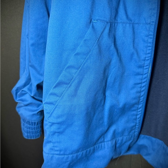 UA Buttersoft Fleece-Lined Scrub Coat Jacket Unisex Women’s M Men’s S Royal Blue - Picture 6 of 9